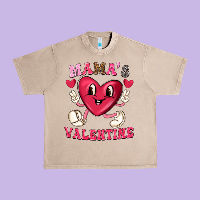Urban Heavy Tee mamas valentine with cute heart