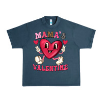 Midnight Navy mamas valentine with cute heart Urban Heavy Tee - texasbilliewilder