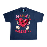 Navy mamas valentine with cute heart Urban Heavy Tee - texasbilliewilder