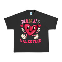 Pigment Black mamas valentine with cute heart Urban Heavy Tee - texasbilliewilder