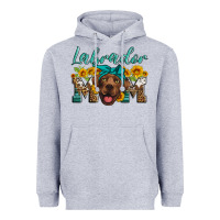 Heather Grey labrador mom Heavyweight Hoodie - Artiststas