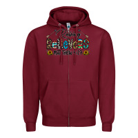 Burgundy raising believers Zipper Hoodie - CowhideDigitalArt
