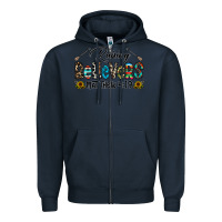 Navy raising believers Zipper Hoodie - CowhideDigitalArt