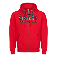 Red raising believers Zipper Hoodie - CowhideDigitalArt