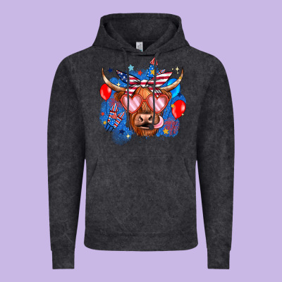 Western America Cow Vintage Hoodie Designed By Jahusdesignshop