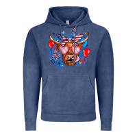 Vintage Denim western america cow Vintage Hoodie - JahusDesignShop