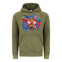 Vintage Olive western america cow Vintage Hoodie - JahusDesignShop