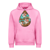 Fuchsia Pink american football and western roses teardrop Urban Hoodie - BundleAndBundleShop