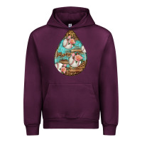Mauve Wine american football and western roses teardrop Urban Hoodie - BundleAndBundleShop