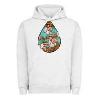 Pigment Lunar Rock american football and western roses teardrop Urban Hoodie - BundleAndBundleShop