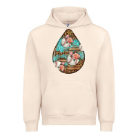 Sandshell american football and western roses teardrop Urban Hoodie - BundleAndBundleShop
