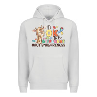 Dove Grey its ok to be different Premium Hoodie - MaliasSmallBusiness