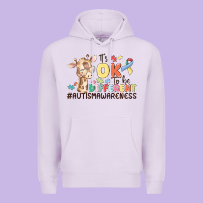 Its Ok To Be Different Premium Hoodie Designed By Maliassmallbusiness