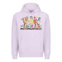 Lilac its ok to be different Premium Hoodie - MaliasSmallBusiness