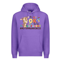 Purple its ok to be different Premium Hoodie - MaliasSmallBusiness