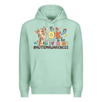 Seafoam its ok to be different Premium Hoodie - MaliasSmallBusiness