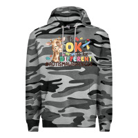Slate Camo its ok to be different Premium Hoodie - MaliasSmallBusiness