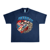 Navy American babe Urban Heavy Tee - Zillion Design Studio