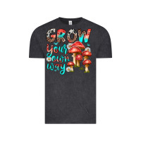Vintage Black grow your own way Vintage Tee - texasbilliewilder