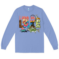 Colony Blue living on lake time Long Sleeve Tee - Zillion Design Studio