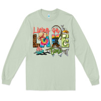 Matcha living on lake time Long Sleeve Tee - Zillion Design Studio