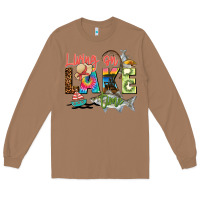 Toasted Coconut living on lake time Long Sleeve Tee - Zillion Design Studio