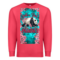 Cardinal just a girl who loves pandas Premium Sweatshirt - LillyAllenDesigns