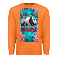 Carrot just a girl who loves pandas Premium Sweatshirt - LillyAllenDesigns