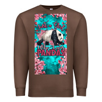 Chestnut just a girl who loves pandas Premium Sweatshirt - LillyAllenDesigns