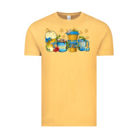 Vintage Mustard hanukkah coffee cups Vintage Tee - texasbilliewilder
