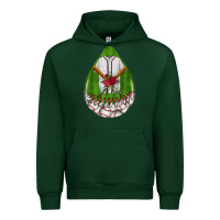 Forest Green baseball and western roses teardrop  2 Urban Hoodie - BundleAndBundleShop