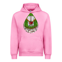 Fuchsia Pink baseball and western roses teardrop  2 Urban Hoodie - BundleAndBundleShop