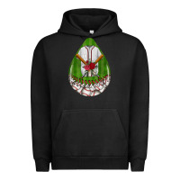 Pigment Black baseball and western roses teardrop  2 Urban Hoodie - BundleAndBundleShop