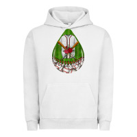 Pigment Lunar Rock baseball and western roses teardrop  2 Urban Hoodie - BundleAndBundleShop