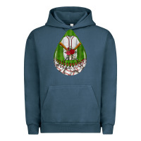 Pigment Midnight Navy baseball and western roses teardrop  2 Urban Hoodie - BundleAndBundleShop