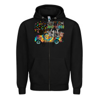 Black autism avareness3 Zipper Hoodie - CowhideDigitalArt