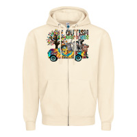 Sandshell autism avareness3 Zipper Hoodie - CowhideDigitalArt