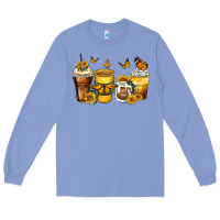 Colony Blue butterfly coffee cups Long Sleeve Tee - Zillion Design Studio