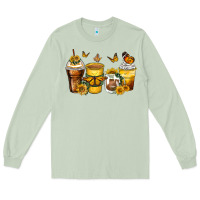 Matcha butterfly coffee cups Long Sleeve Tee - Zillion Design Studio