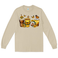 Mushroom butterfly coffee cups Long Sleeve Tee - Zillion Design Studio