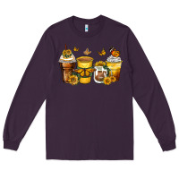 Plum butterfly coffee cups Long Sleeve Tee - Zillion Design Studio