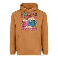 Meerkat valentines day coffe is my valentine Heavyweight Hoodie - AdoDesignShop