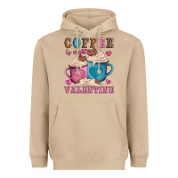 Mushroom valentines day coffe is my valentine Heavyweight Hoodie - AdoDesignShop