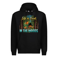 Black life is good in the woods Premium Hoodie - NancyCooperArtShop