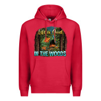 Cardinal life is good in the woods Premium Hoodie - NancyCooperArtShop