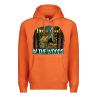 Carrot life is good in the woods Premium Hoodie - NancyCooperArtShop