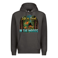 Smoke life is good in the woods Premium Hoodie - NancyCooperArtShop