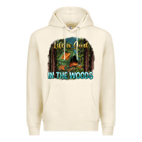 Tofu life is good in the woods Premium Hoodie - NancyCooperArtShop