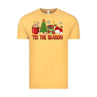 Vintage Mustard 'tis the season christmas Vintage Tee - Zillion Design Studio