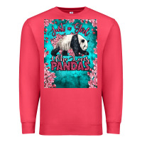 Cardinal just a girl who loves pandas Premium Sweatshirt - LillyAllenDesigns